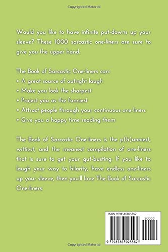 The Book of Sarcastic One-Liners