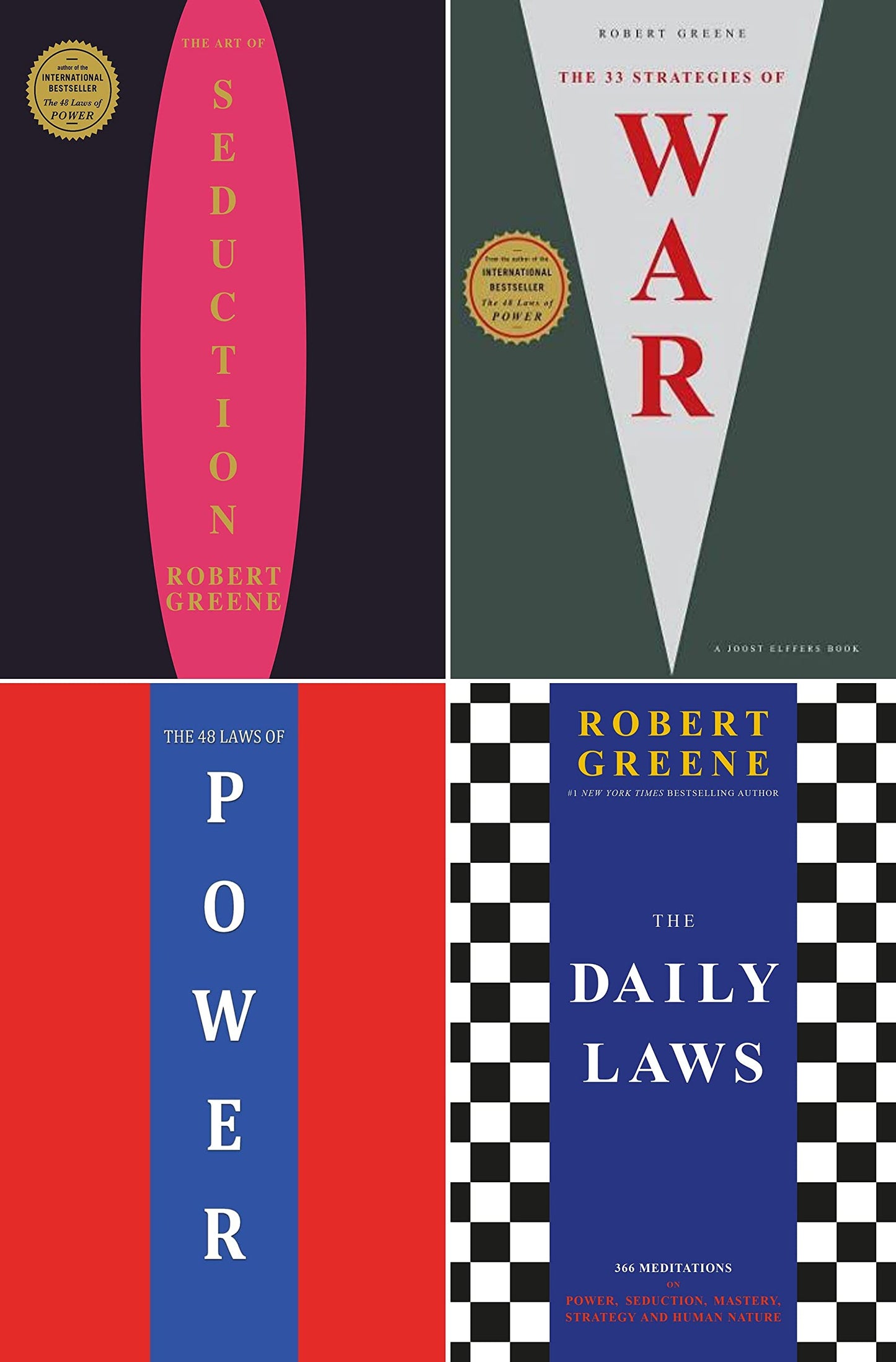 Robert Greene Complete 7 books collection (The 48 Laws of Power; The Laws of Human Nature; The Art of Seduction; Mastery; The 33 Strategies of War; The 50th Law and The Daily Laws)