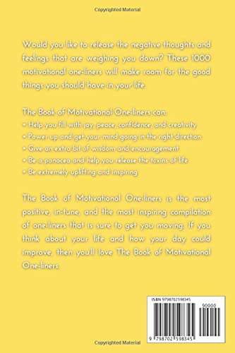 The Book of Motivational One-Liners