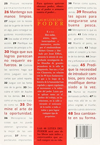 48 leyes del poder, Las