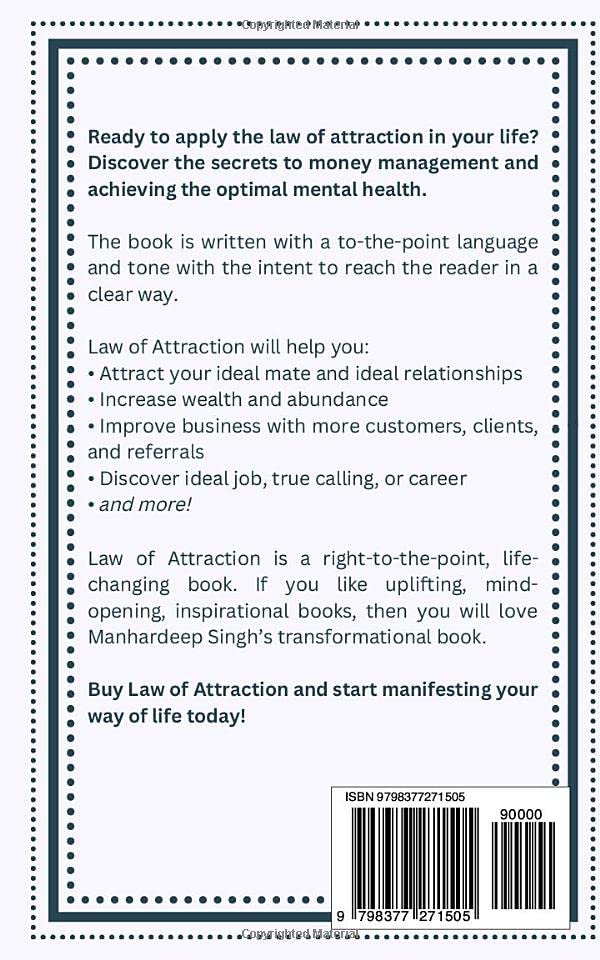 Law of Attraction: Mind Health and Money Secrets