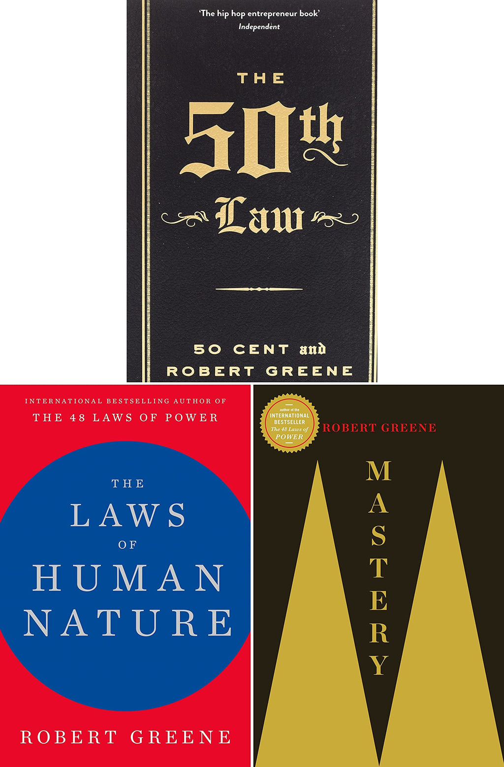 Robert Greene Complete 7 books collection (The 48 Laws of Power; The Laws of Human Nature; The Art of Seduction; Mastery