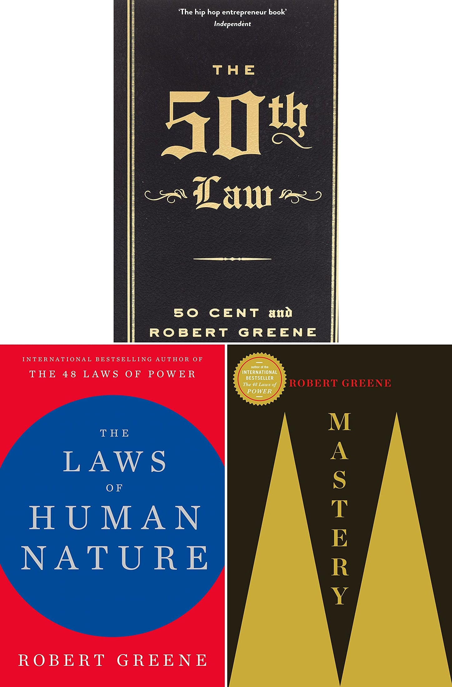 Robert Greene Complete 7 books collection (The 48 Laws of Power; The Laws of Human Nature; The Art of Seduction; Mastery; The 33 Strategies of War; The 50th Law and The Daily Laws)