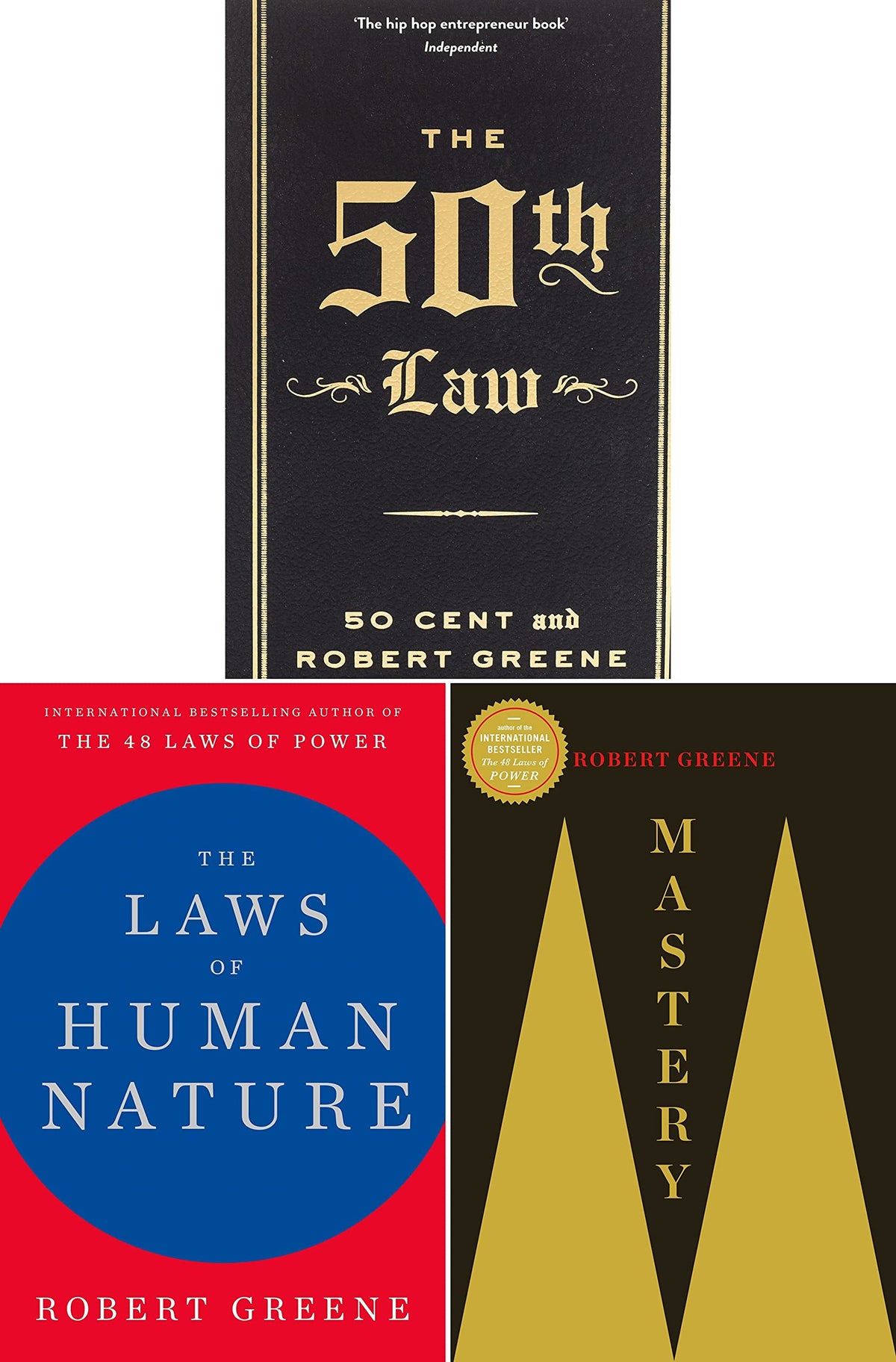 Robert Greene Complete 7 books collection (The 48 Laws of Power; The Laws of Human Nature; The Art of Seduction; Mastery