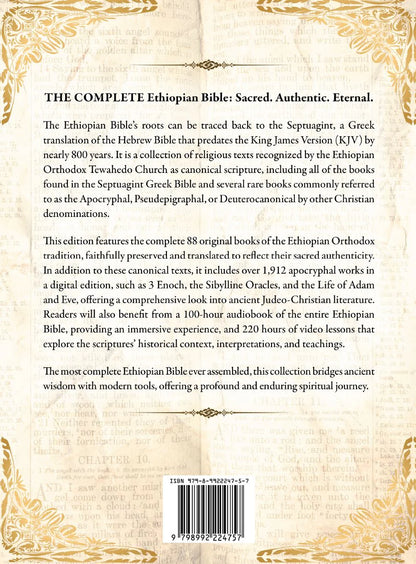 The Most Complete Ethiopian Bible by Asher Wilson